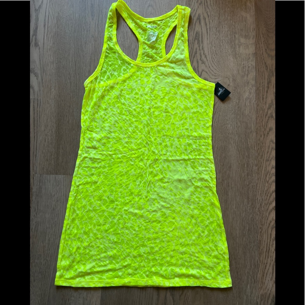 highlighter yellow tank -express intimates